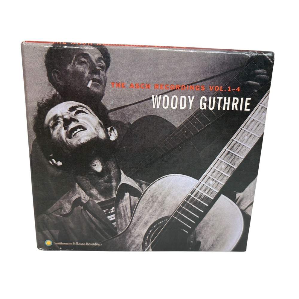 Woody Guthrie The Asch Recordings Vol 1-4 4-CD Box Set Smithsonian Folkways